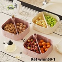 Porte Bijoux Et Fruits secs 3 étages 