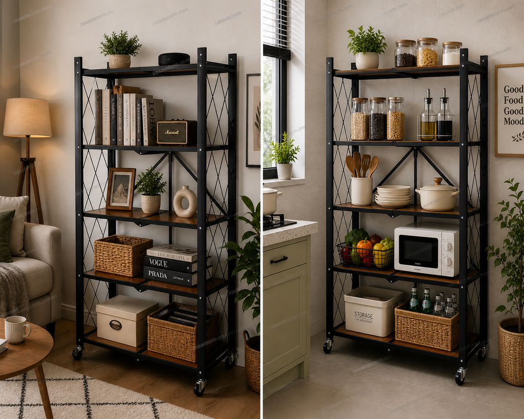 Étagère Pliante Multifonction Inoxydable