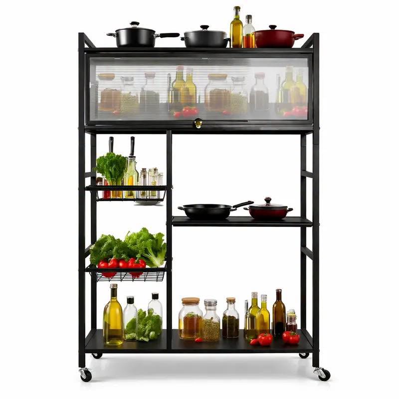 Chariot de Rangement Premium Multifonction Inoxydable