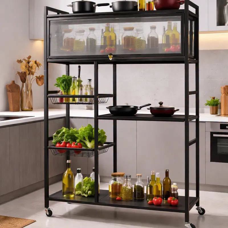 Étagère de rangement pour cuisine