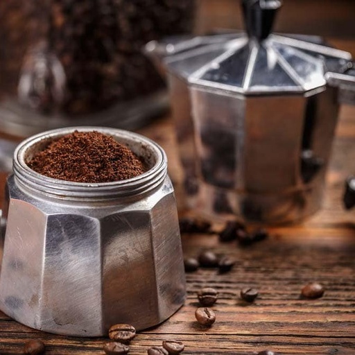 Cafetière aluminium 