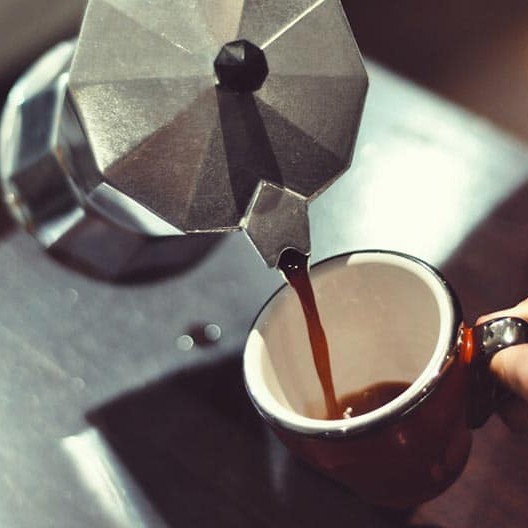 Cafetière aluminium 