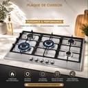  PLAQUE DE CUISSON LEXICAL ABM – 5 FEUX INOX & FONTE