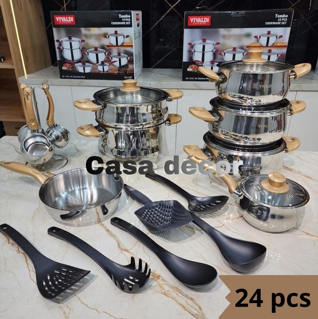 Service Inox 24 pièces 