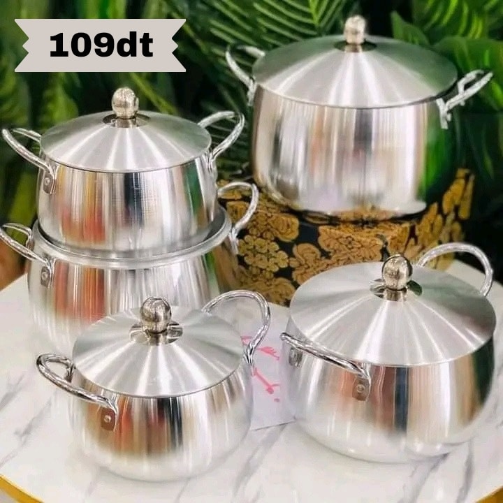 Casseroles en aluminium 