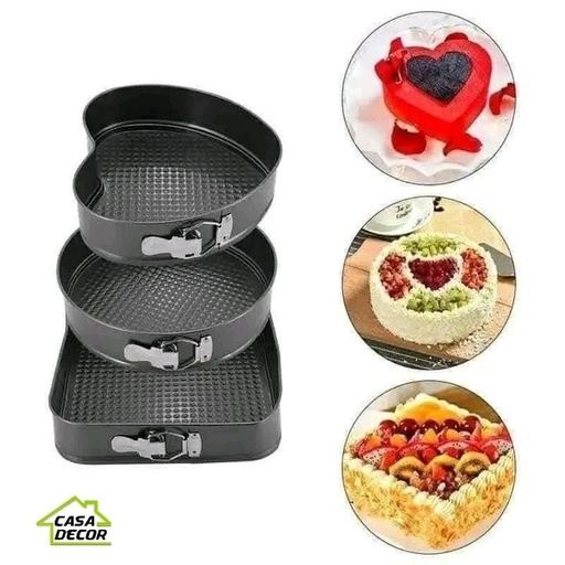Moule gâteaux 3 pièces 