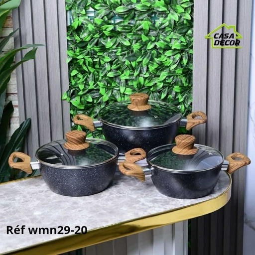 Service casseroles en granit