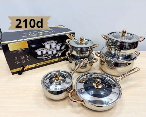 Service 12 pièces inox 